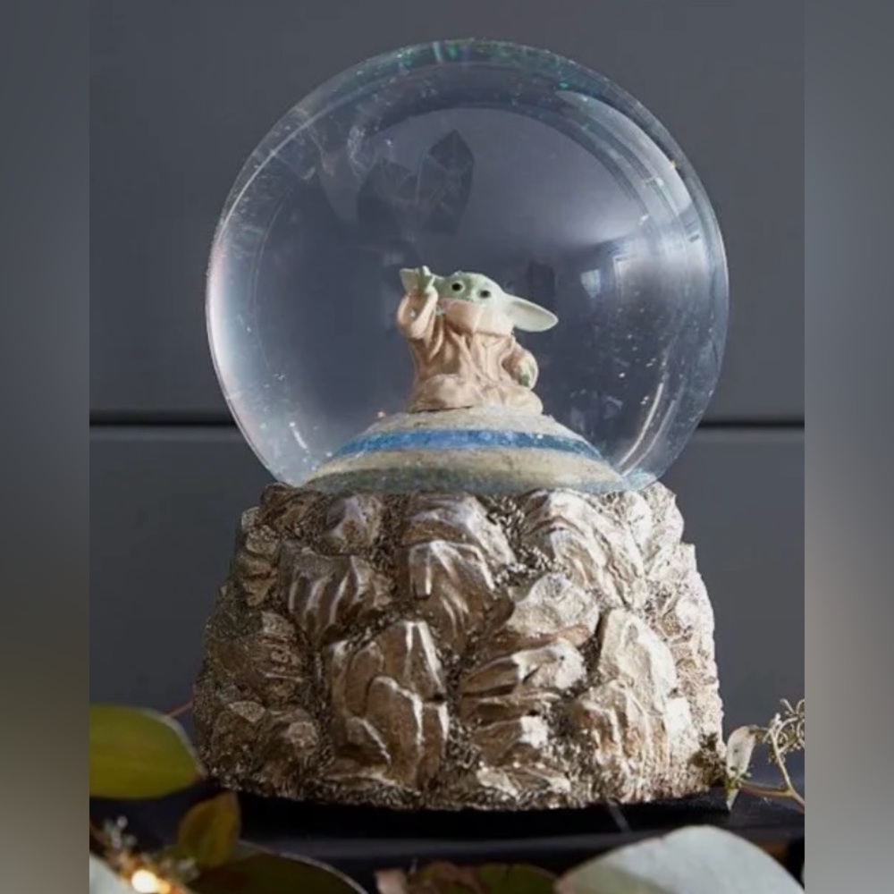 Sold Out Grogu Baby Yoda snow globe from Pottery Barn Teen
